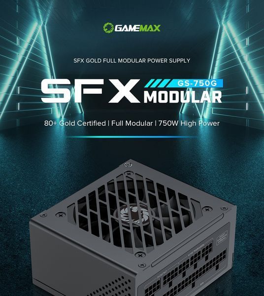 Блок живлення GameMax GS-750G Black 627754ua фото