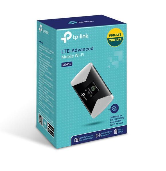Модем 4G / 3G + Wi-Fi роутер TP-Link M7450 463327ua фото