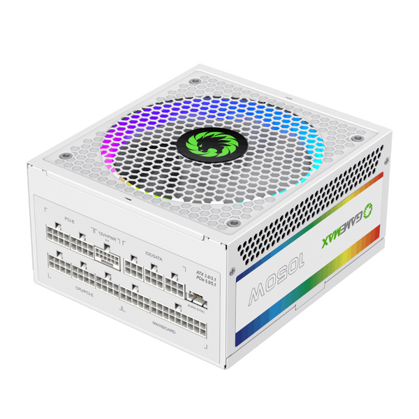 Блок живлення GameMax RGB1050 Pro WH (ATX 3.0 PCIE 5.0) 627804ua фото
