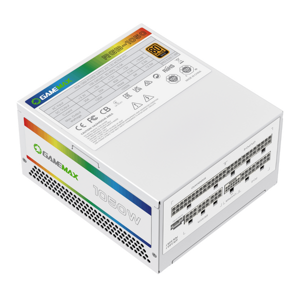 Блок живлення GameMax RGB1050 Pro WH (ATX 3.0 PCIE 5.0) 627804ua фото