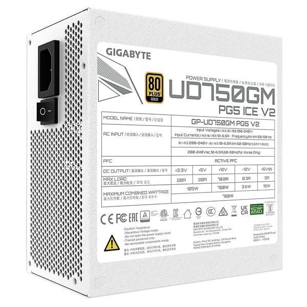 Блок питания Gigabyte UD750GM PG5 V2 ICE 622621ua фото