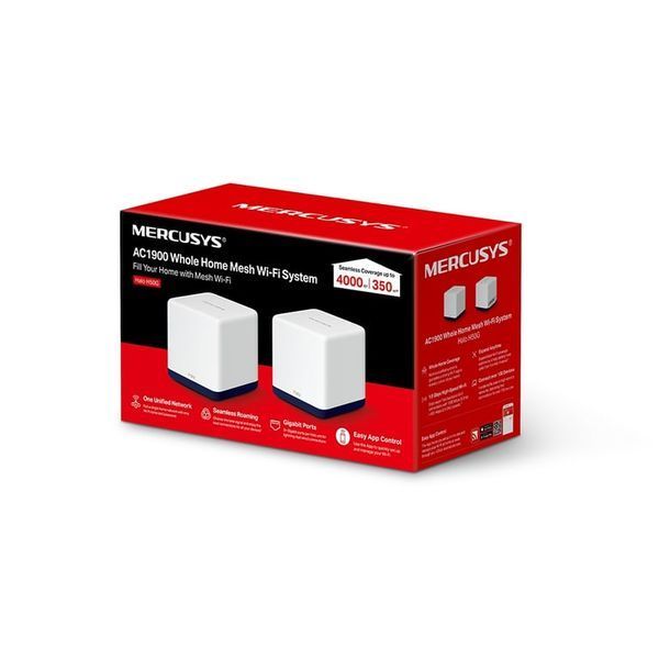 Бездротовий маршрутизатор (роутер) Mercusys Halo H50G (2-pack) 507896ua фото