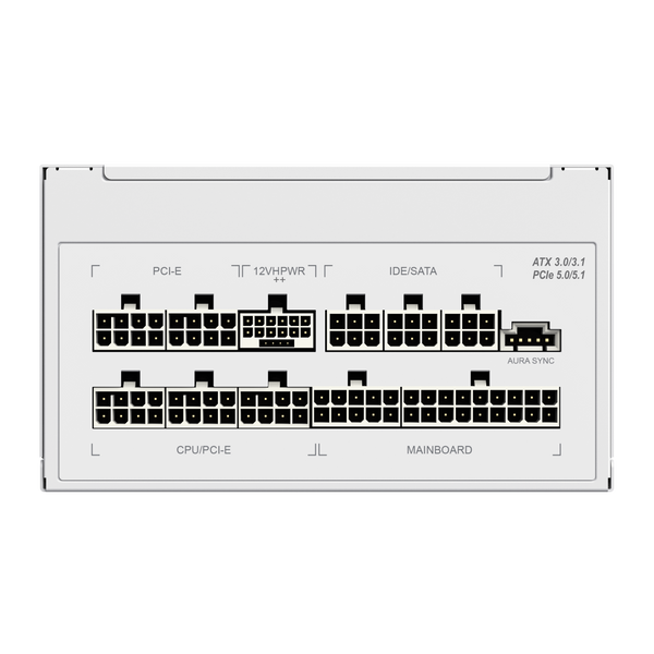 Блок живлення GameMax RGB1050 Pro WH (ATX 3.0 PCIE 5.0) 627804ua фото