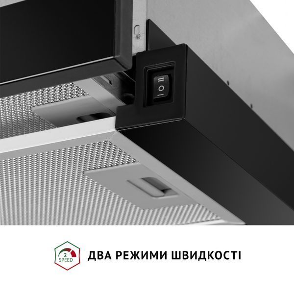 Вытяжка телескопическая Perfelli TL 502 BL LED 627982ua фото