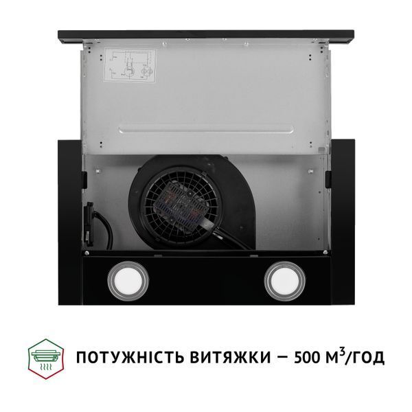 Вытяжка телескопическая Perfelli TL 502 BL LED 627982ua фото