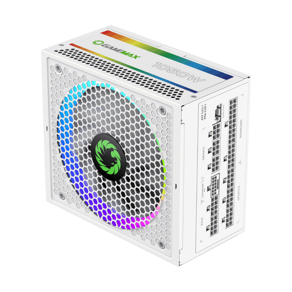 Блок живлення GameMax RGB1050 Pro WH (ATX 3.0 PCIE 5.0) 627804ua фото