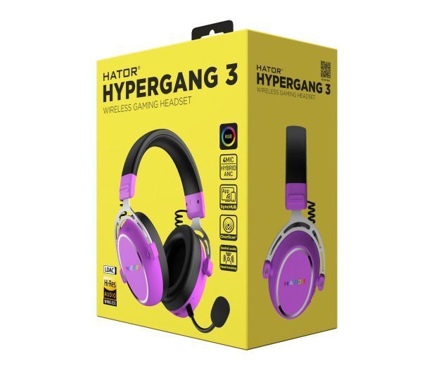Наушники с микрофоном Hator Hypergang 3 Wireless Cyber Violet (ESH52) 615732ua фото