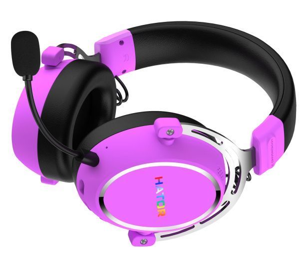 Наушники с микрофоном Hator Hypergang 3 Wireless Cyber Violet (ESH52) 615732ua фото