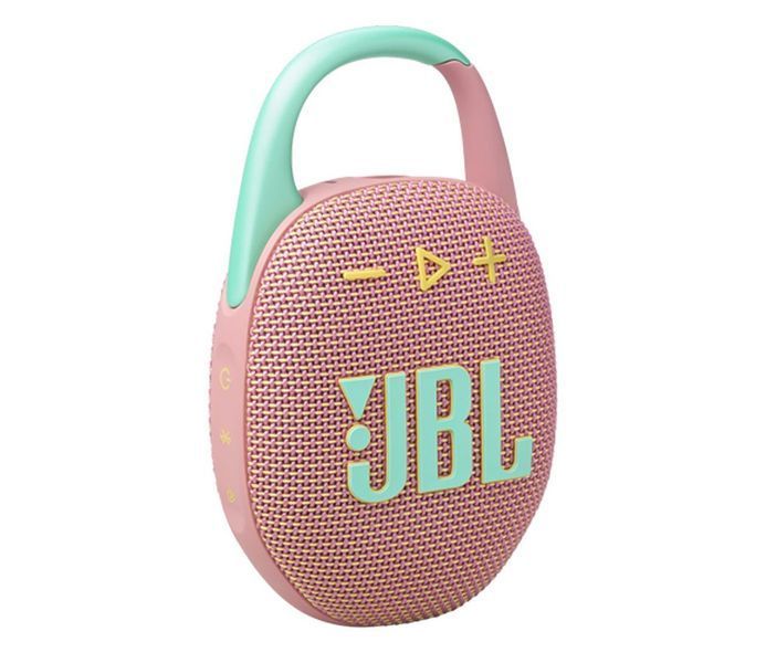Портативна колонка JBL Clip 5 Pink (JBLCLIP5PINK) 514247ua фото