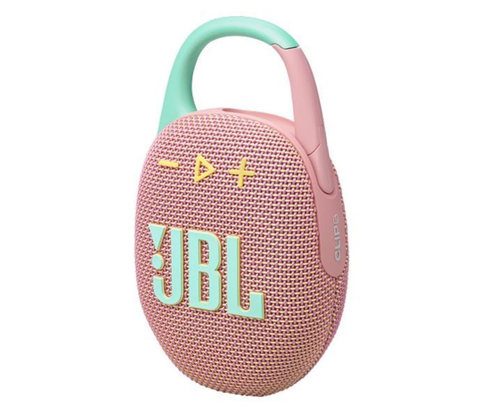 Портативна колонка JBL Clip 5 Pink (JBLCLIP5PINK) 514247ua фото