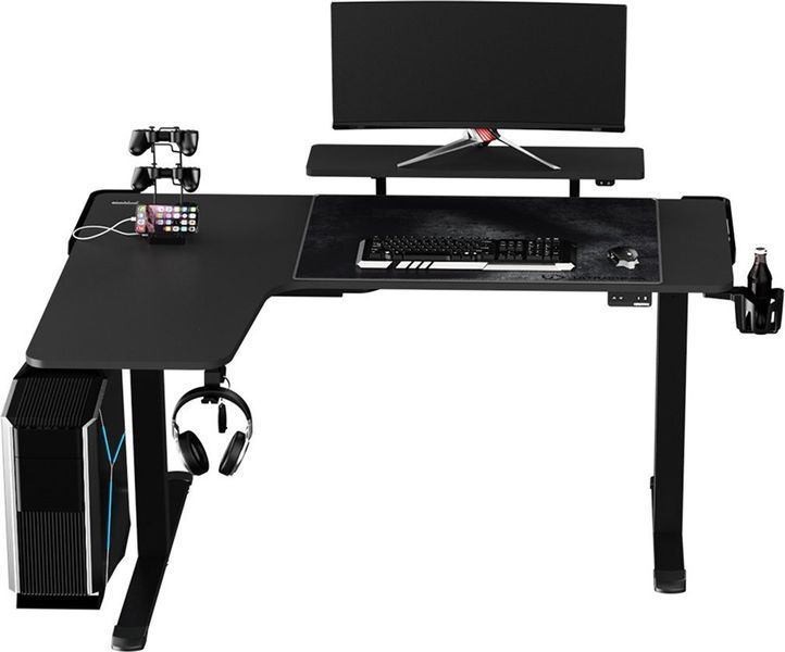 Геймерский игровой стол Ultradesk Winger Black (UDESK-WI-BKA/BKB) 556292 фото