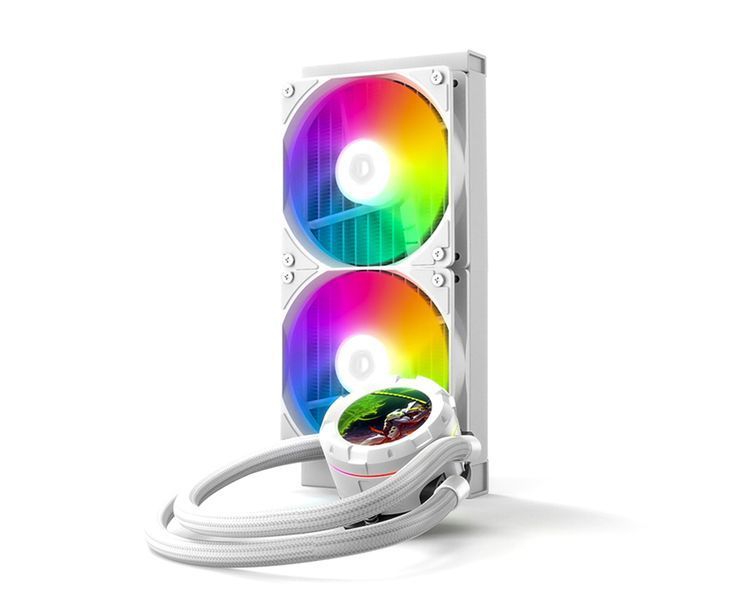 Водяне охолодження ID-Cooling Space LCD SL240 XE White 577718ua фото