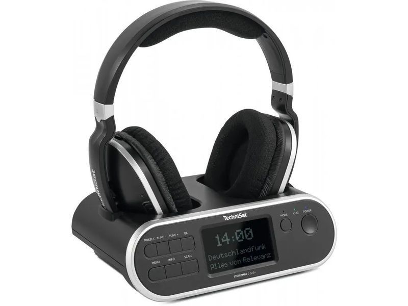 Навушники c мікрофоном Technisat StereoMan 2 Silver-black 137261 фото