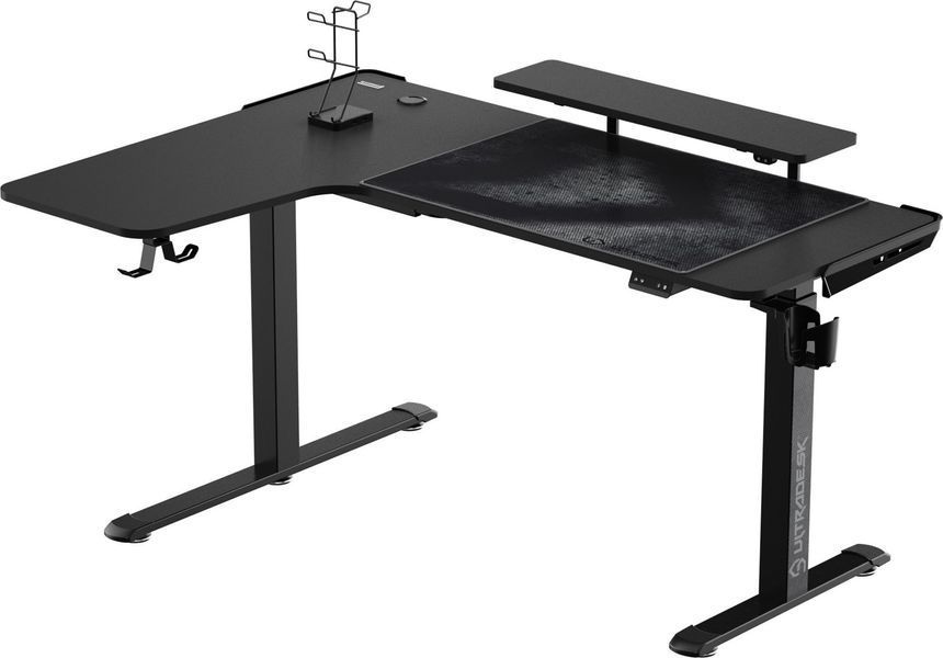 Геймерский игровой стол Ultradesk Winger Black (UDESK-WI-BKA/BKB) 556292 фото