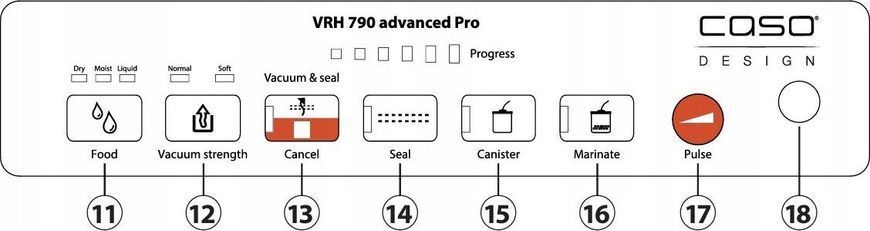 Вакуумний пакувальник Caso VRH 790 Advanced Pro 555648 фото