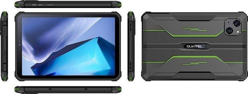 Планшет Oukitel RT3 64 GB 4G LTE Green (RT3-GN/OL) 469445ua фото