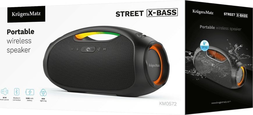 Портативная колонка Kruger&Matz KM0572 Black 553569 фото