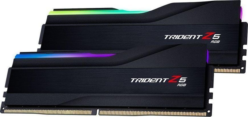 Память для настольных компьютеров G.Skill 32 GB (2x16GB) DDR5 6400 MHz Trident Z5 RGB Black (F5-6400J3239G16GX2-TZ5RK) 458384ua фото