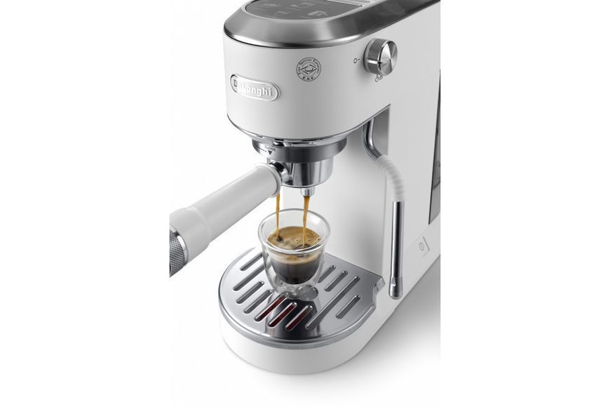 Ріжкова кавоварка еспресо Delonghi Dedica Duo EC 890.WI 617583ua фото