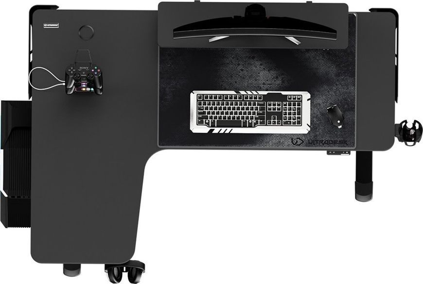 Геймерский игровой стол Ultradesk Winger Black (UDESK-WI-BKA/BKB) 556292 фото