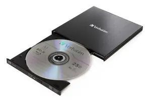 Дисковод Verbatim External Slimline USB 3.0 Blu-ray Writer (43890) 301721 фото
