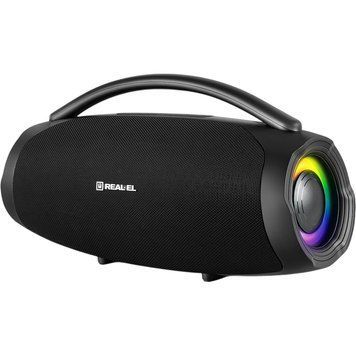 Портативна колонка Real-El X-755 Black (EL121600031) 623629ua фото