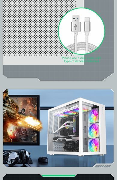 Корпус GameMax Infinity White 628338ua фото