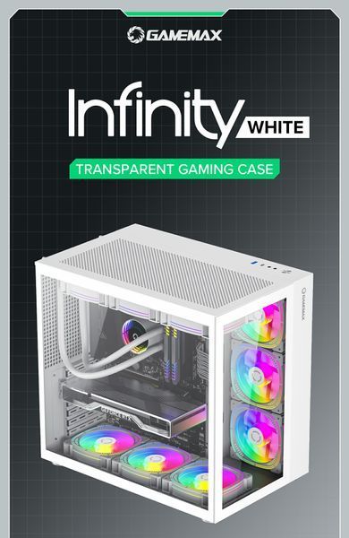Корпус GameMax Infinity White 628338ua фото