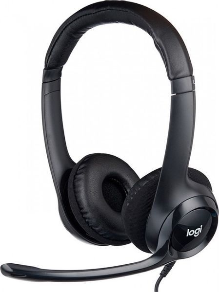 Навушники з мікрофоном Logitech H390 USB Black (981-000406) 460784 фото