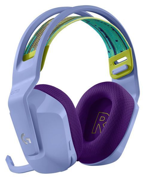 Компьютерная гарнитура Logitech Lightspeed Wireless RGB Gaming Headset G733 Lilac (981-000890) 315351 фото