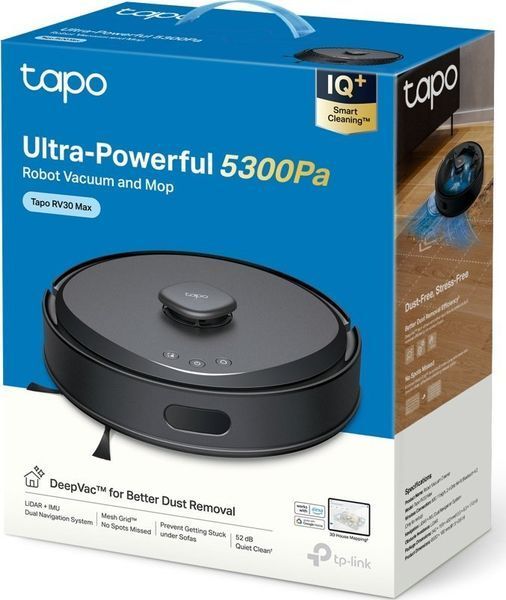 Робот-пылесос TP-Link Tapo RV30 Max Black 598530ua фото