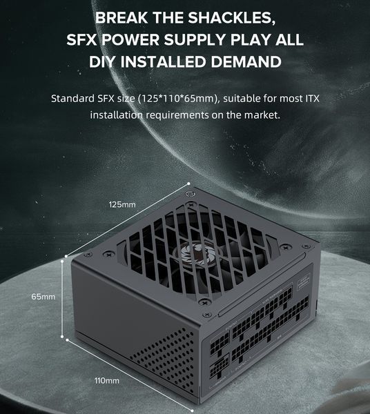 Блок питания GameMax GS-850G Black 627755ua фото