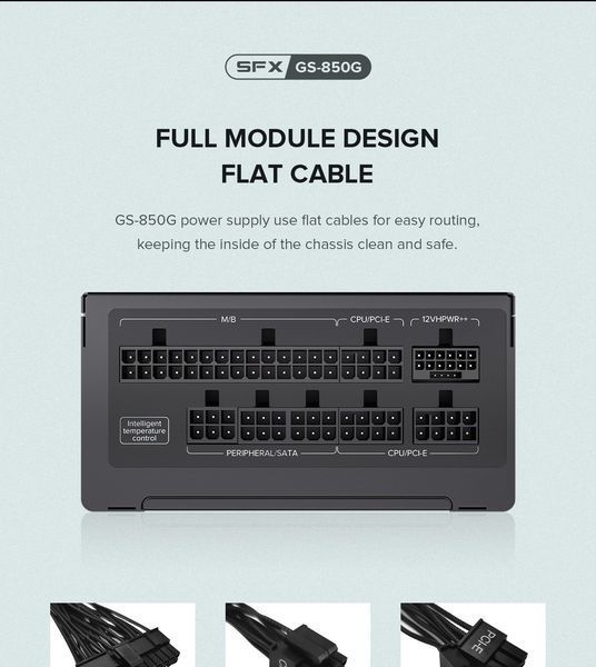 Блок питания GameMax GS-850G Black 627755ua фото