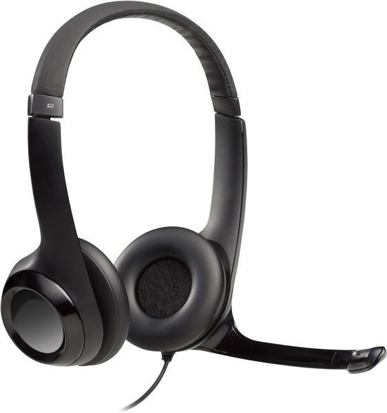 Навушники з мікрофоном Logitech H390 USB Black (981-000406) 460784 фото