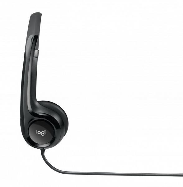 Навушники з мікрофоном Logitech H390 USB Black (981-000406) 460784 фото