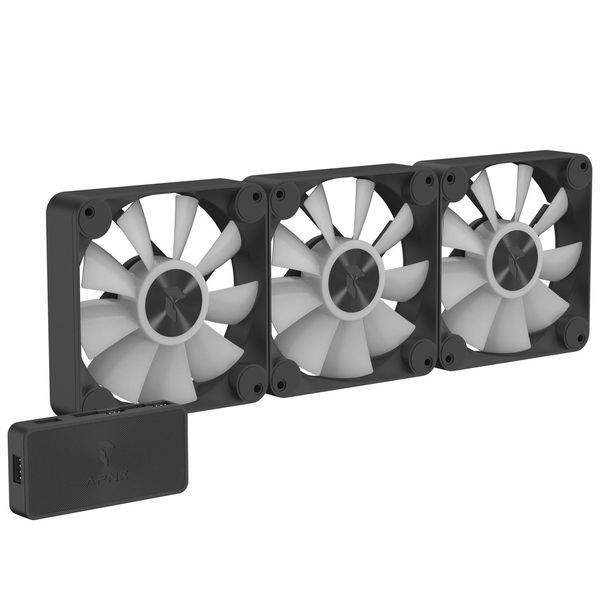Вентилятор APNX FP1-120 ARGB Black 3-Pack (APF3-PF11257.11) 622672ua фото