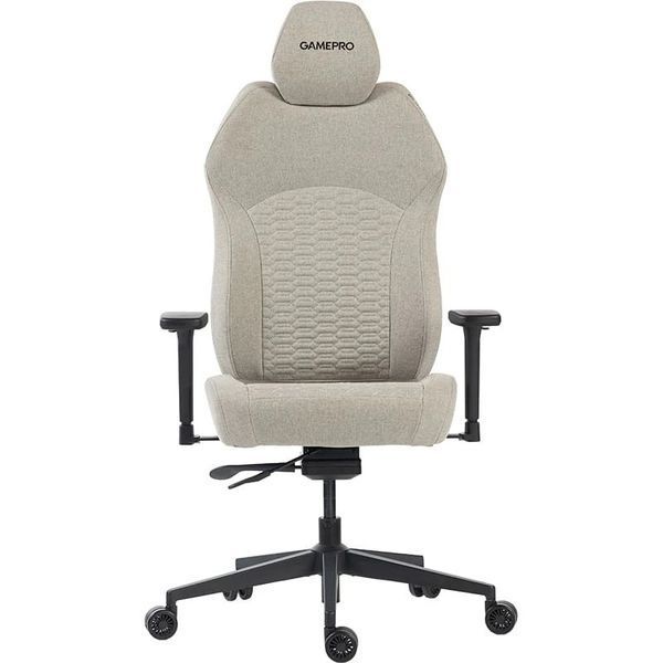 Комп'ютерне крісло для геймера GamePro GC760LG Fabric Light Gray 622972ua фото