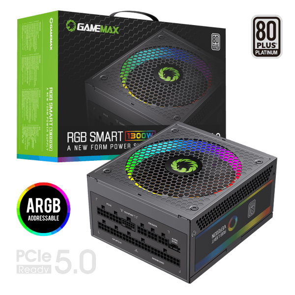 Блок питания GameMax RGB-1300 (ATX3.0 PCIE5.0) 627805ua фото