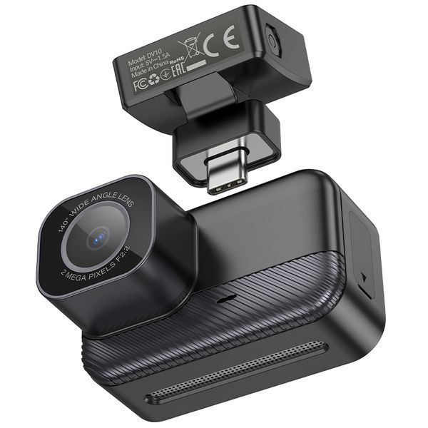 Автомобільний відеореєстратор Hoco DV10 Mini Screen Dashcam Black 626943ua фото