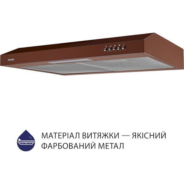 Витяжка пласка Minola HPL 612 BR 627916ua фото