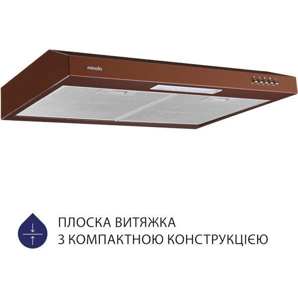Витяжка пласка Minola HPL 612 BR 627916ua фото
