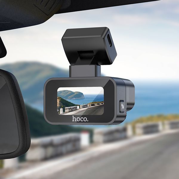 Автомобільний відеореєстратор Hoco DV10 Mini Screen Dashcam Black 626943ua фото