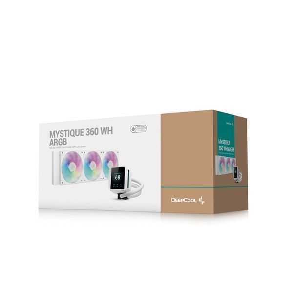 Водяне охолодження Deepcool Mystique 360 WH ARGB (R-LX360-WHDSNMCP-G-1) 570603ua фото