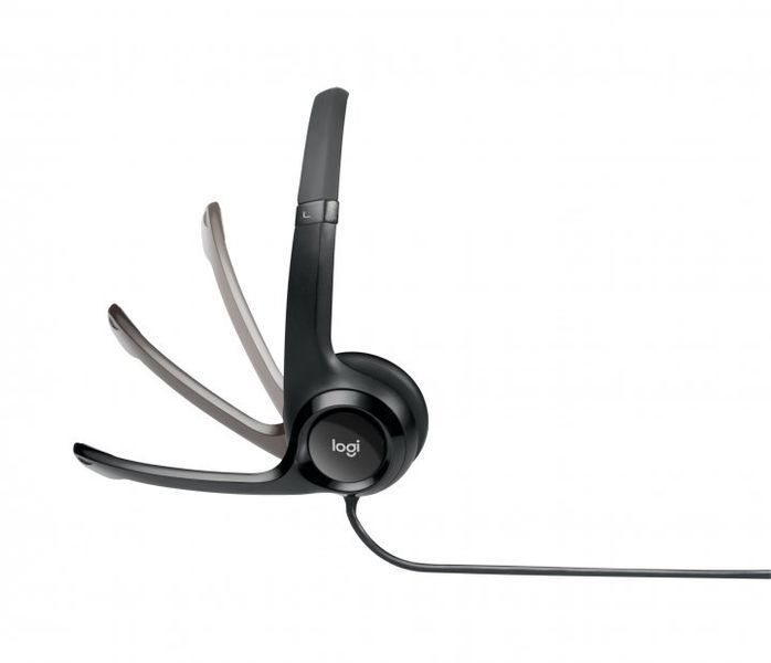 Навушники з мікрофоном Logitech H390 USB Black (981-000406) 460784 фото