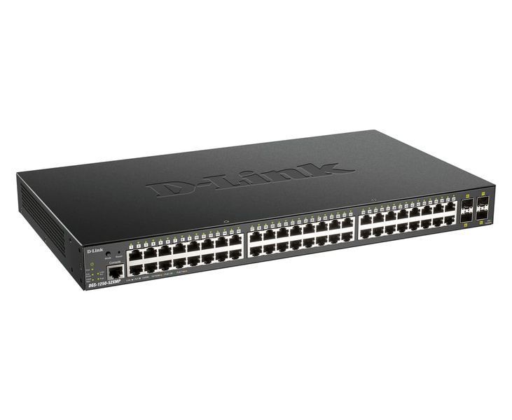 Комутатор керований рівня 2 D-Link DGS-1250-52XMP 518372ua фото