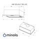 Витяжка вбудована Minola HBI 5214 BLF 700 LED 627859ua фото 4