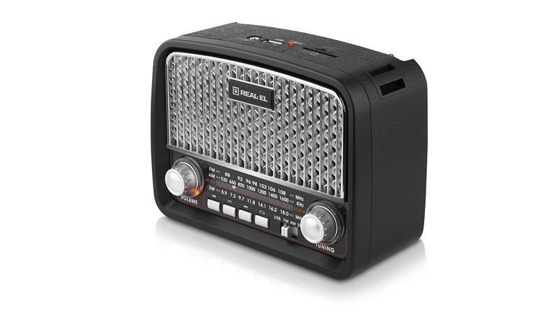 Радіоприймач Real-El X-520 Black (EL121800006) 580246ua фото