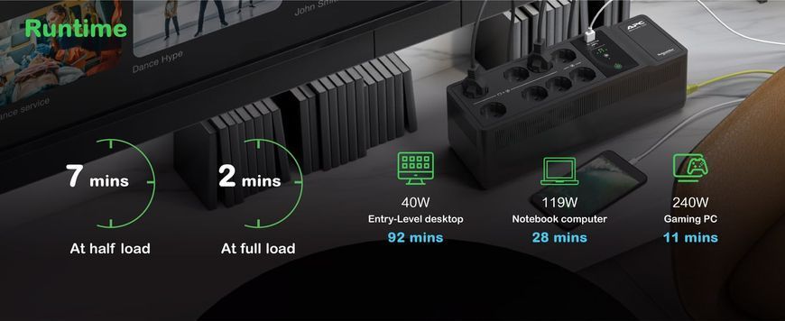 Резервное ИБП APC Back-UPS 1050VA (BE1050G2-GR) 524263ua фото
