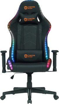 Компьютерное кресло для геймера Canyon Irida RGBCH03 RGB Black (CNS-RGBCH03) 615224 фото