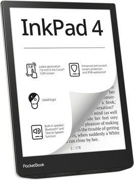 Электронная книга с подсветкой PocketBook InkPad 4 Silver (PB743G-U-WW) 517555ua фото